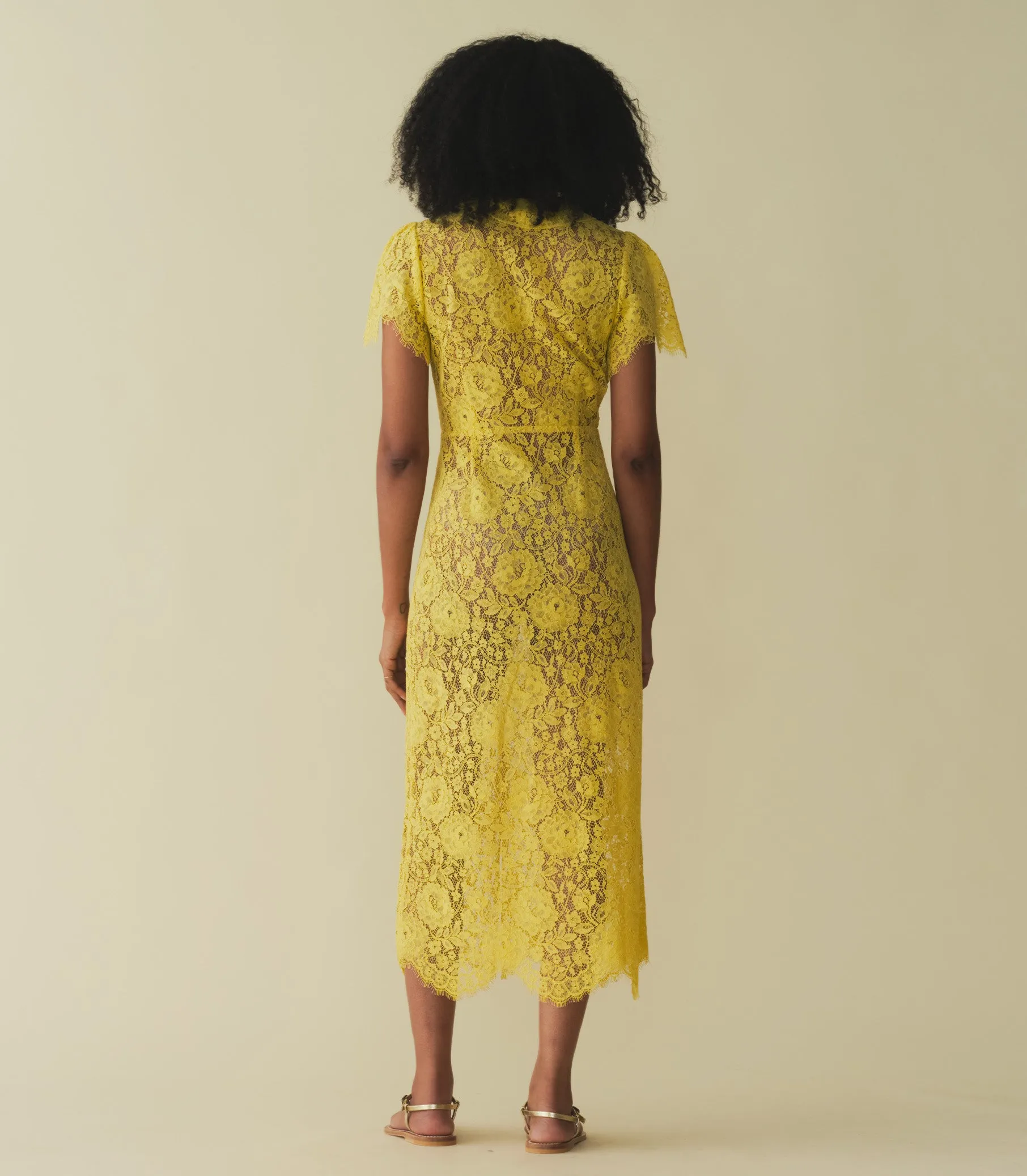 SOHANA DRESS -- DAFFODIL YELLOW sold by Doen product image thumbnail 4