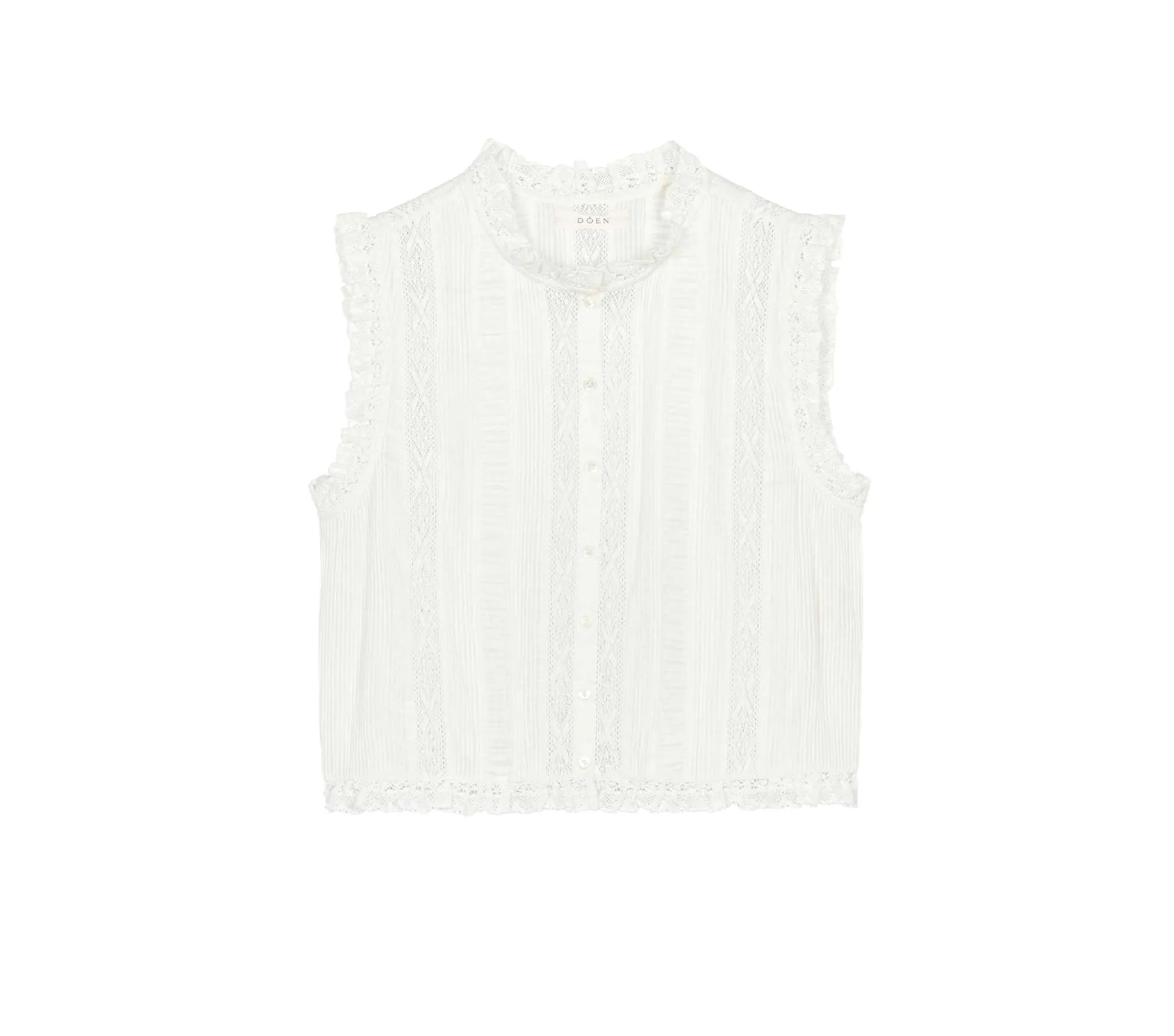 HMD -- HALLIE TOP -- SALT sold by Doen product image thumbnail 5