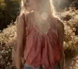 HMD -- TRAVELER TOP -- CERISE PARIS GINGHAM sold by Doen