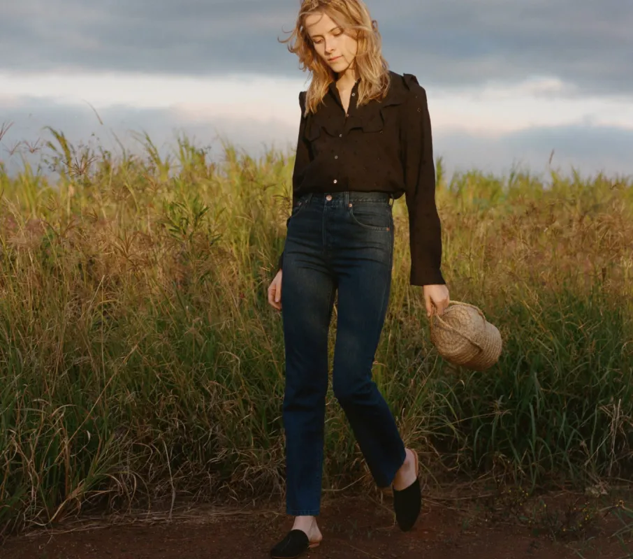 HMD -- 70'S RIGID FLARE -- VINTAGE BLUE sold by Doen