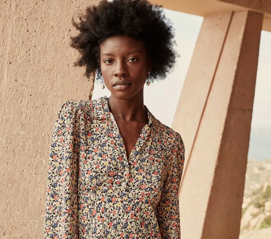 HMD -- MORISOT DRESS -- ZELDA FLORAL made by Doen