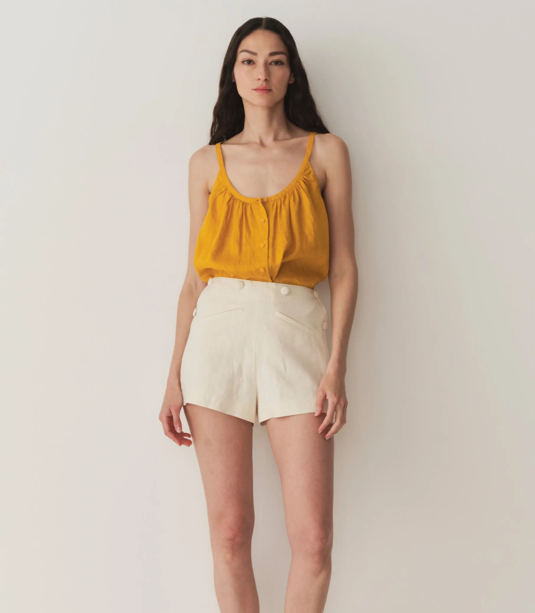 NALINA LINEN TOP -- SUNFLOWER sold by Doen product image thumbnail 2