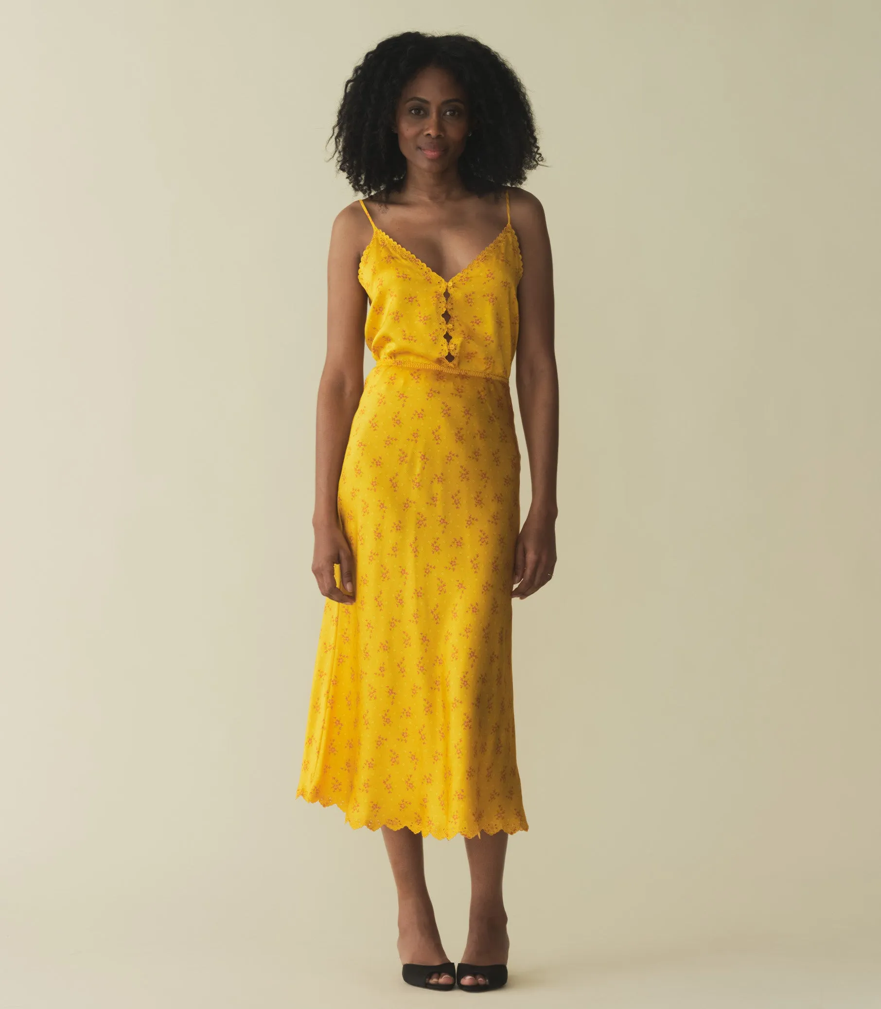ELOWEN SKIRT -- GOLDENROD HILLSIDE HEATHER sold by Doen product image thumbnail 2