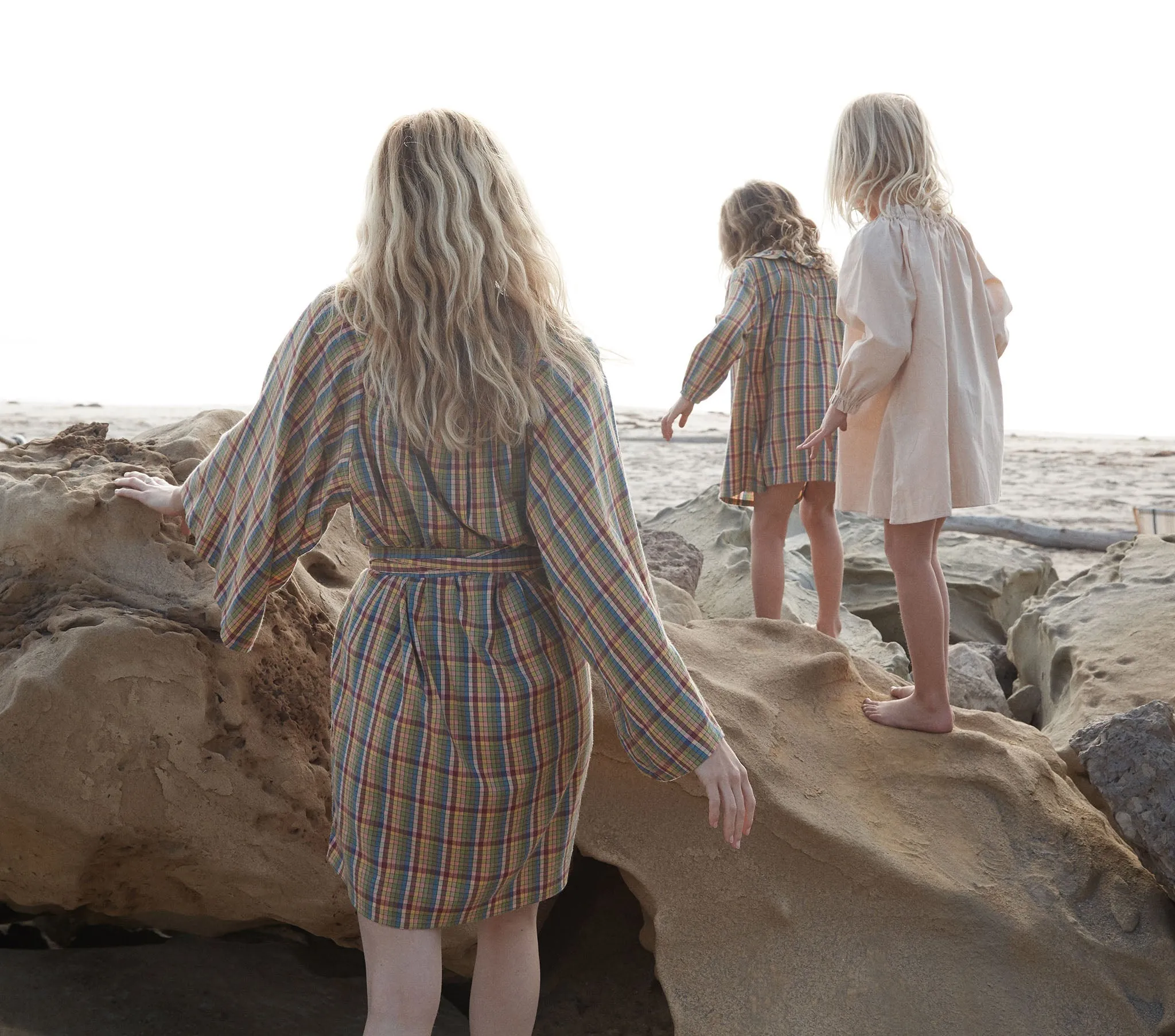 HMD -- CALDER DRESS -- RAINBOW PLAID sold by Doen product image thumbnail 4