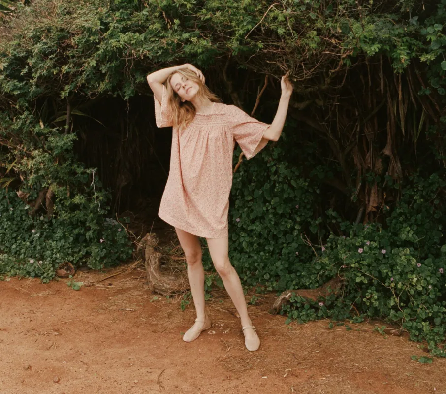 HMD -- ROSEMARY DRESS -- DUSTY PINK sold by Doen