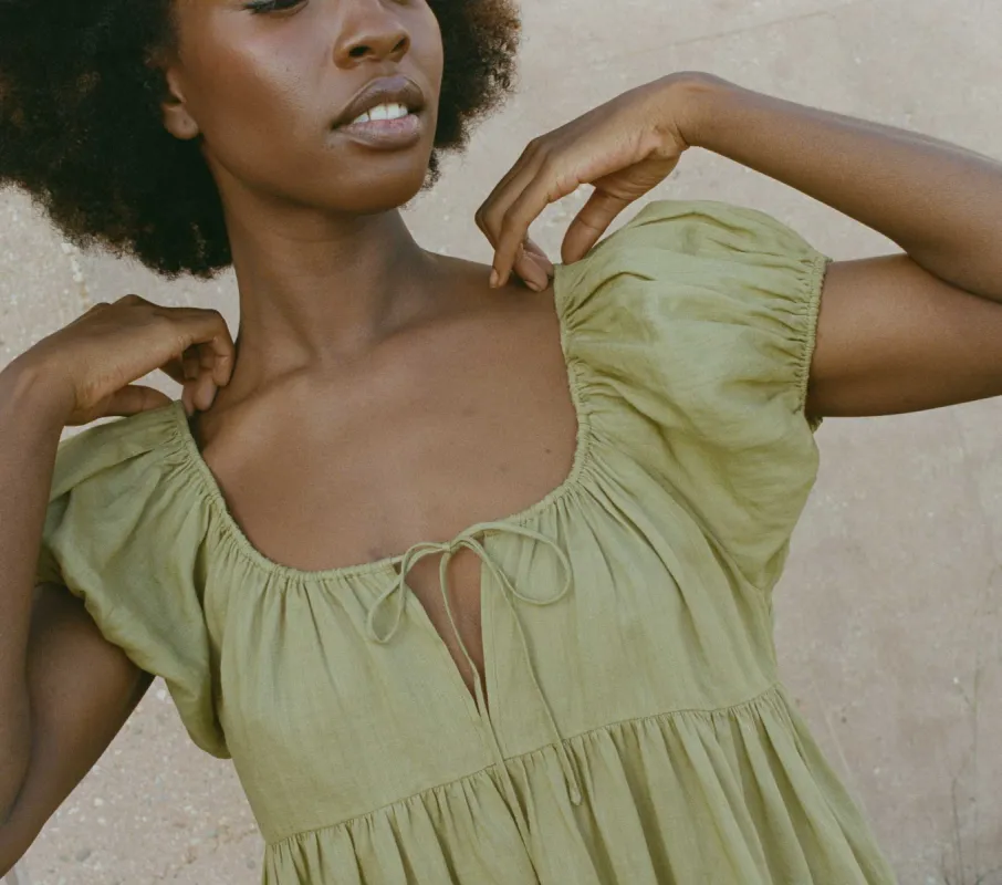 HMD -- SARRIA DRESS -- VERBENA sold by Doen