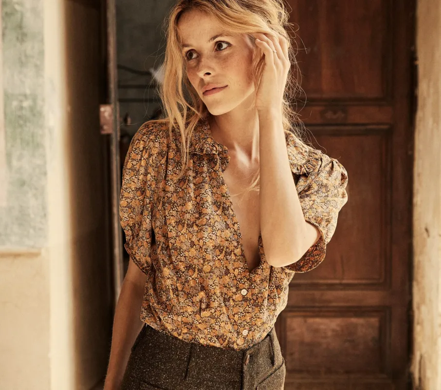 HMD -- BEL TOP -- LADY EMMA FLORAL PRINT sold by Doen