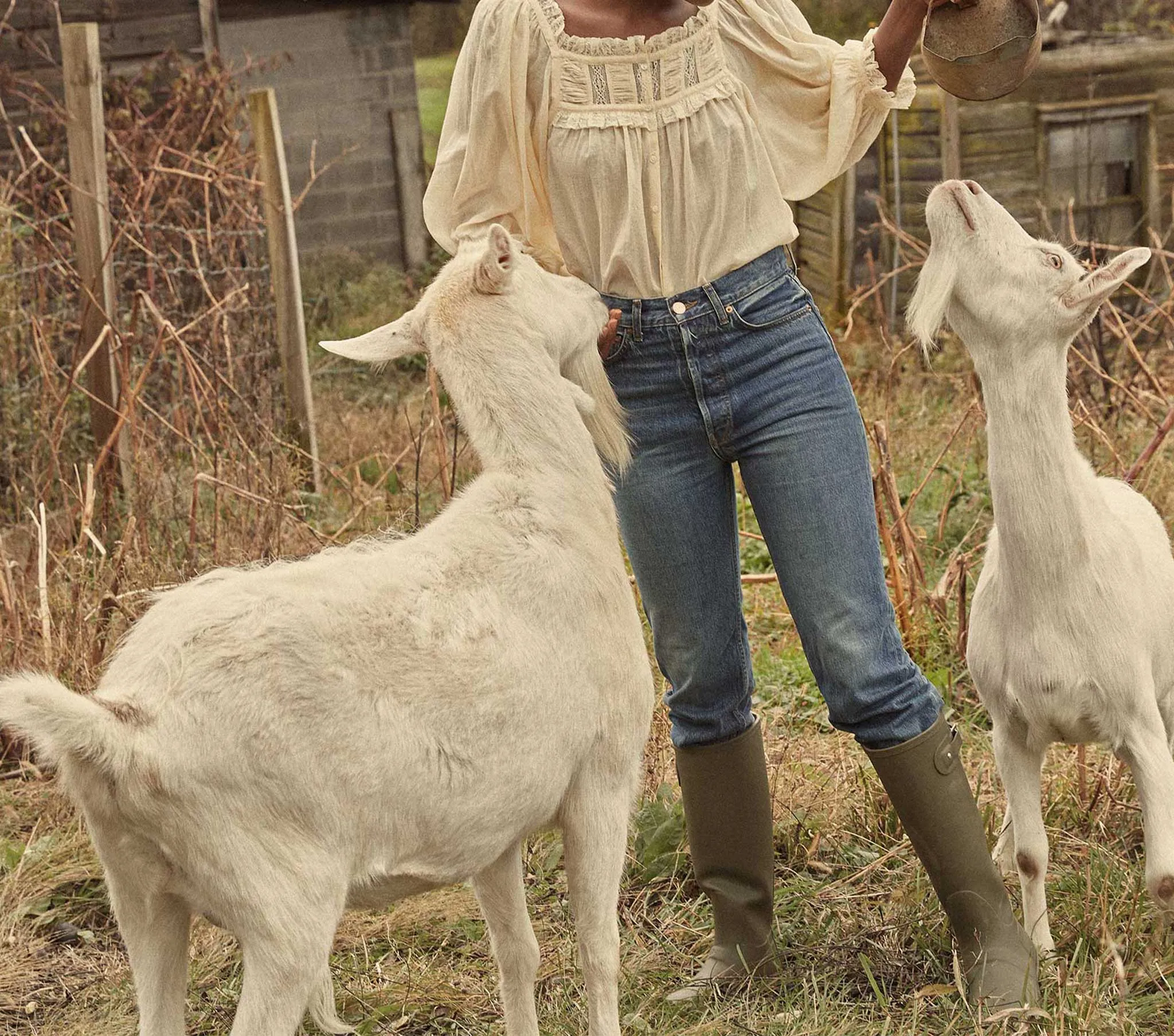 HMD -- CLAUDETTE TOP -- ALABASTER sold by Doen