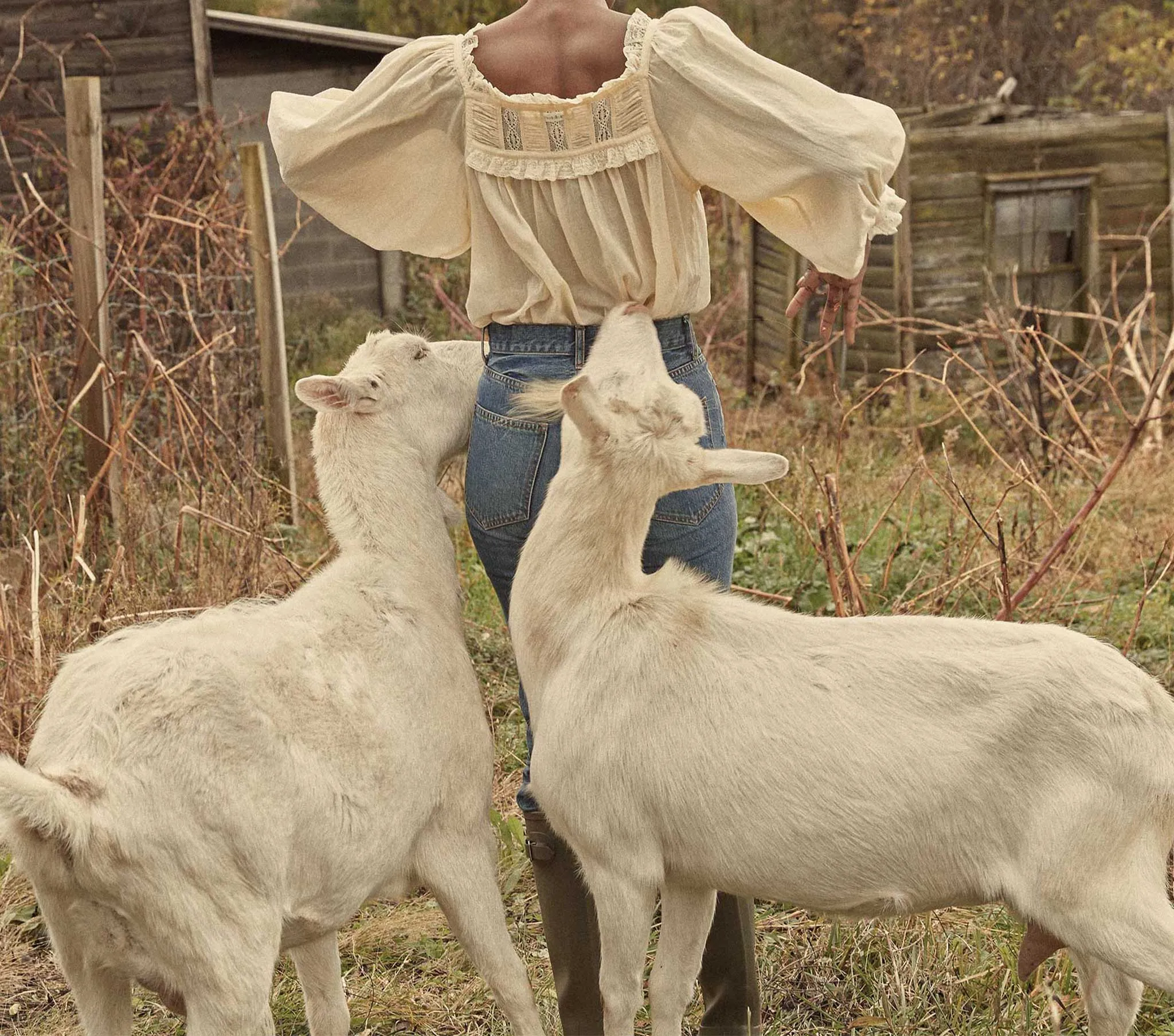 HMD -- CLAUDETTE TOP -- ALABASTER sold by Doen product image thumbnail 2