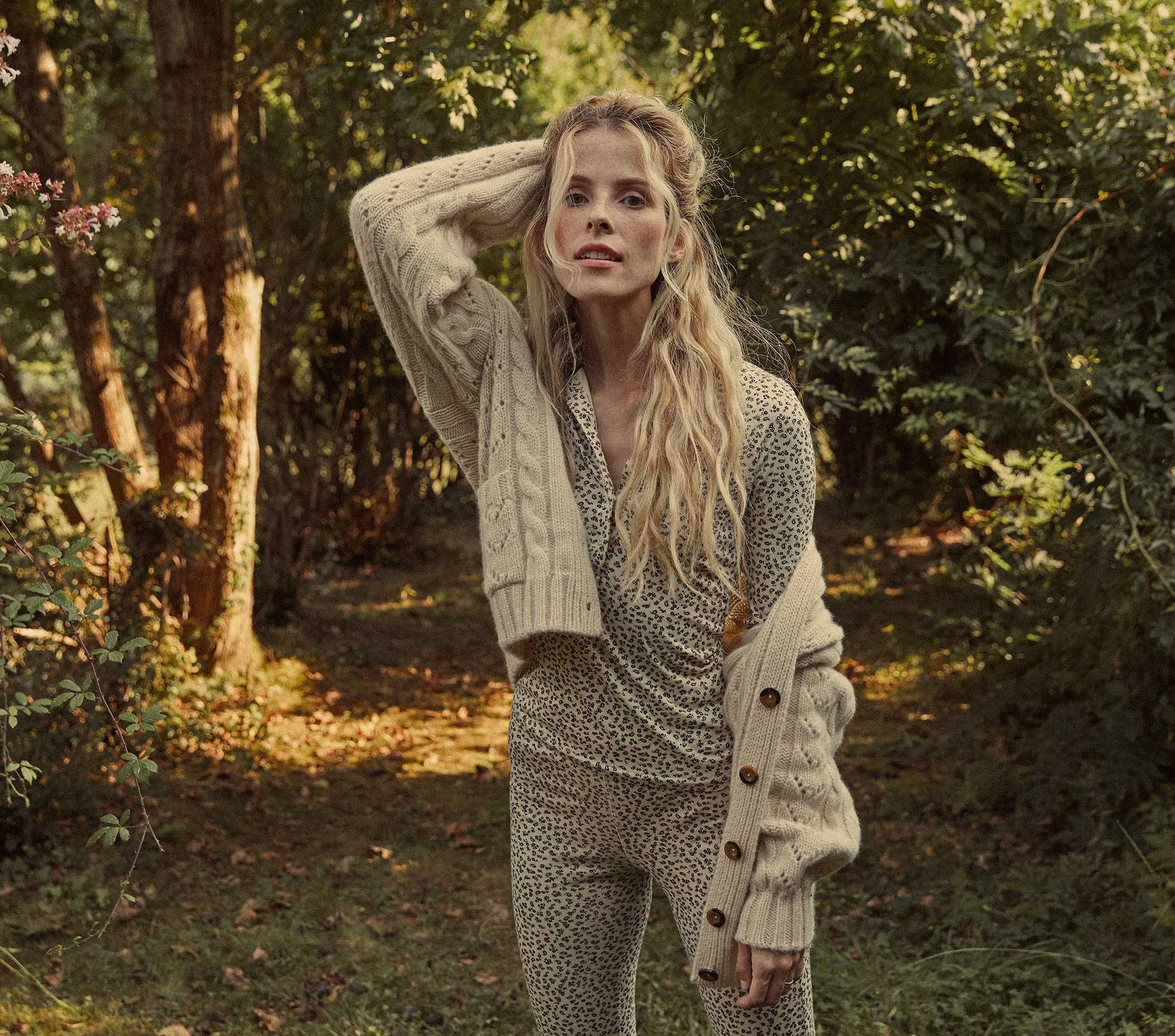 HMD -- ARIA TEE -- SONGBIRD PAISLEY sold by Doen product image thumbnail 5