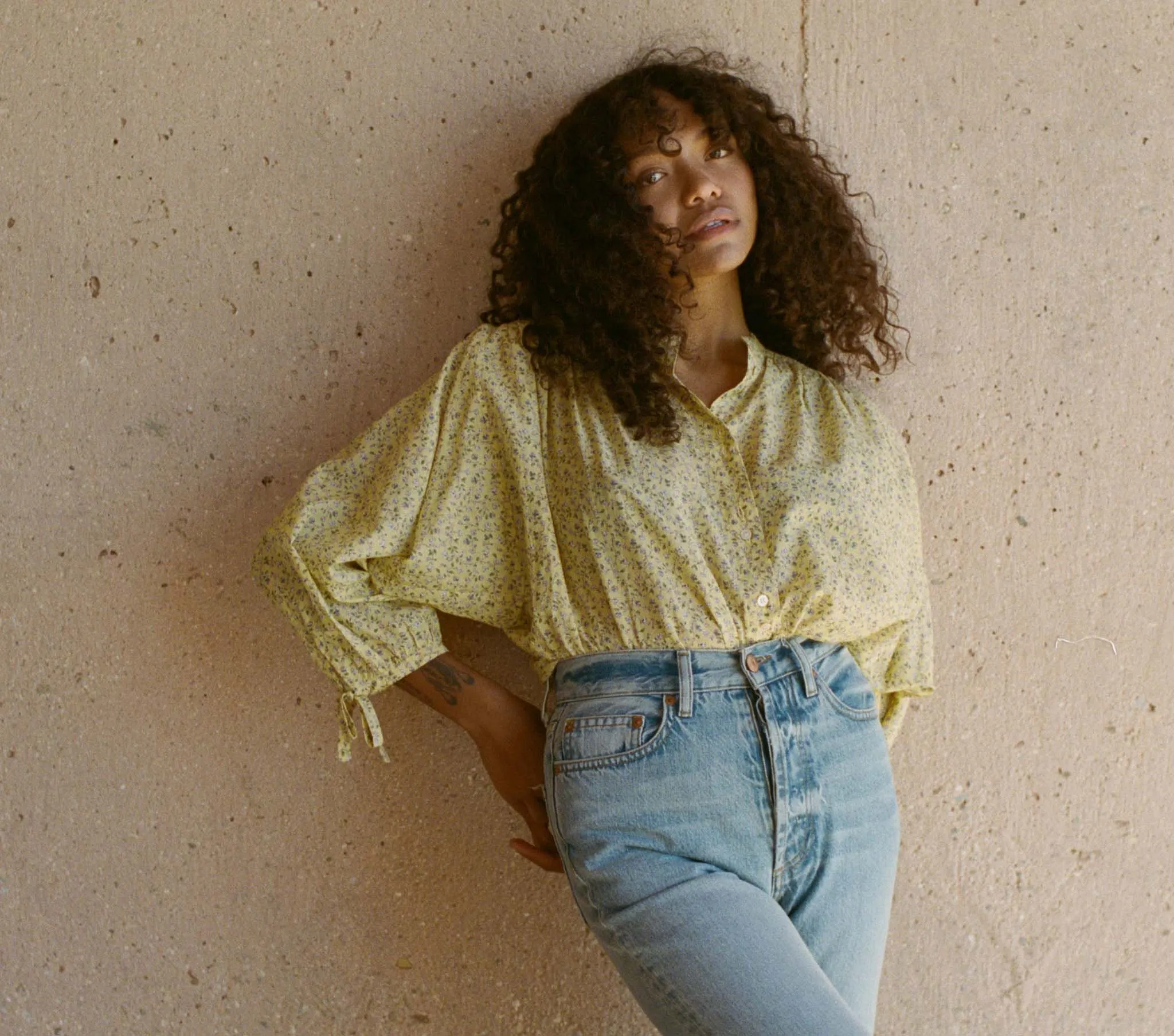 O'KEEFFE TOP -- MOONFLOWER FLORAL sold by Doen product image thumbnail 2