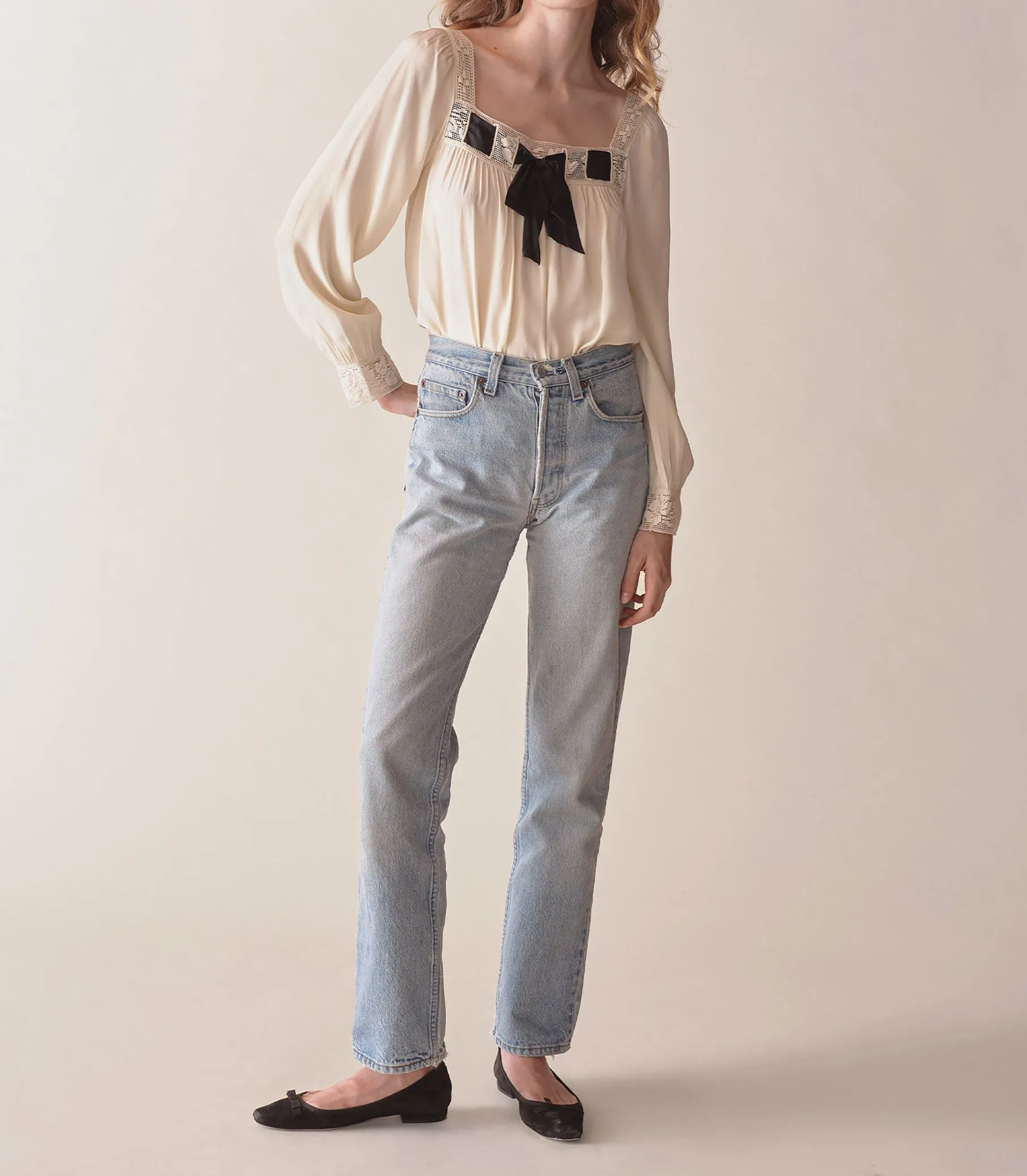 FELI TOP -- MOTHER OF PEARL sold by Doen product image thumbnail 2