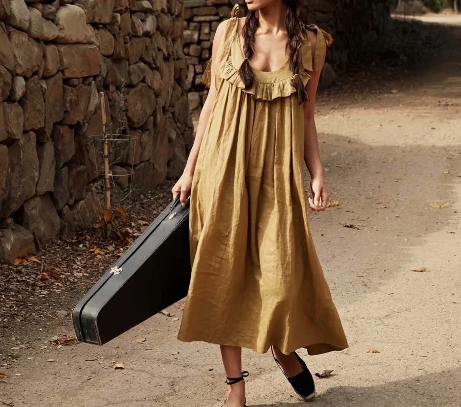 HMD -- PENELOPE DRESS -- VERBENA sold by Doen