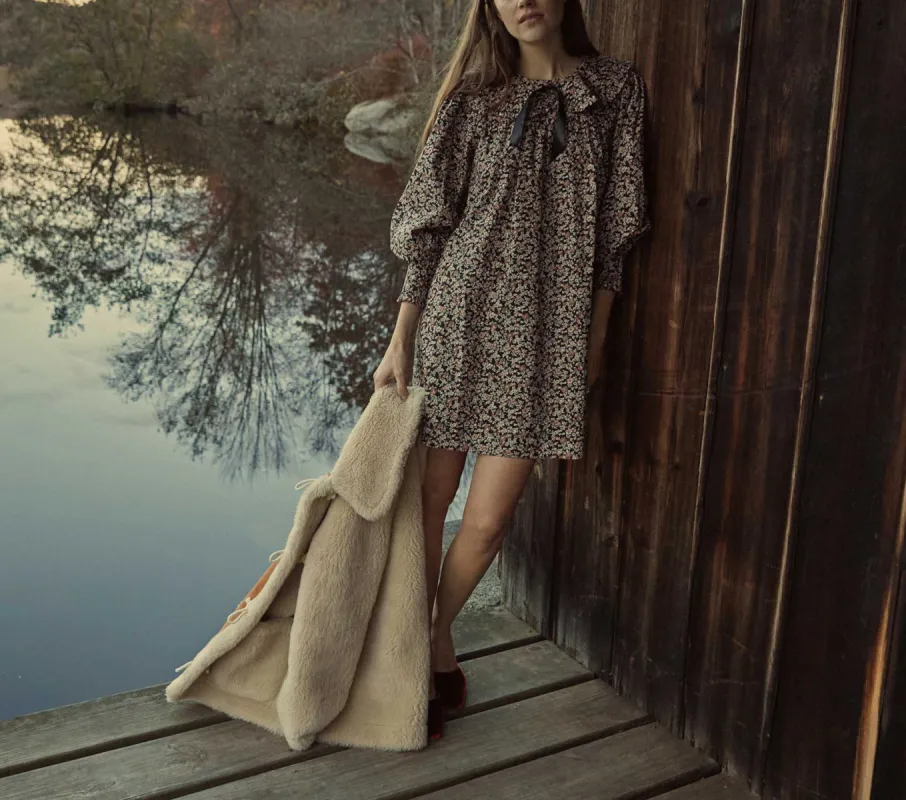 HMD -- ADALINA DRESS -- HARVEST MEADOW FLORAL sold by Doen
