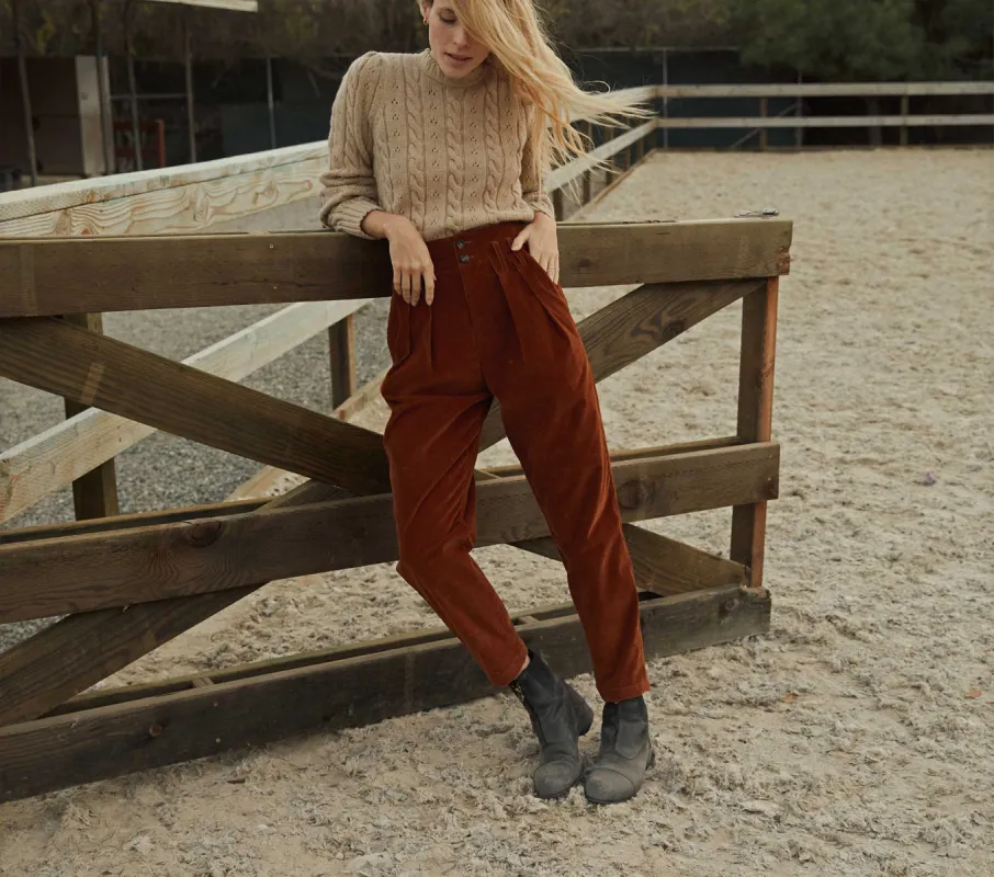 HMD -- NELDA PANT -- TERRA DI SIENA sold by Doen