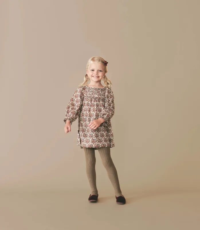 LITTLE ACTON DRESS -- CREME FOREST FLORAL sold by Doen