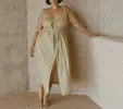 HMD -- NEVITA DRESS -- DRIFTWOOD sold by Doen