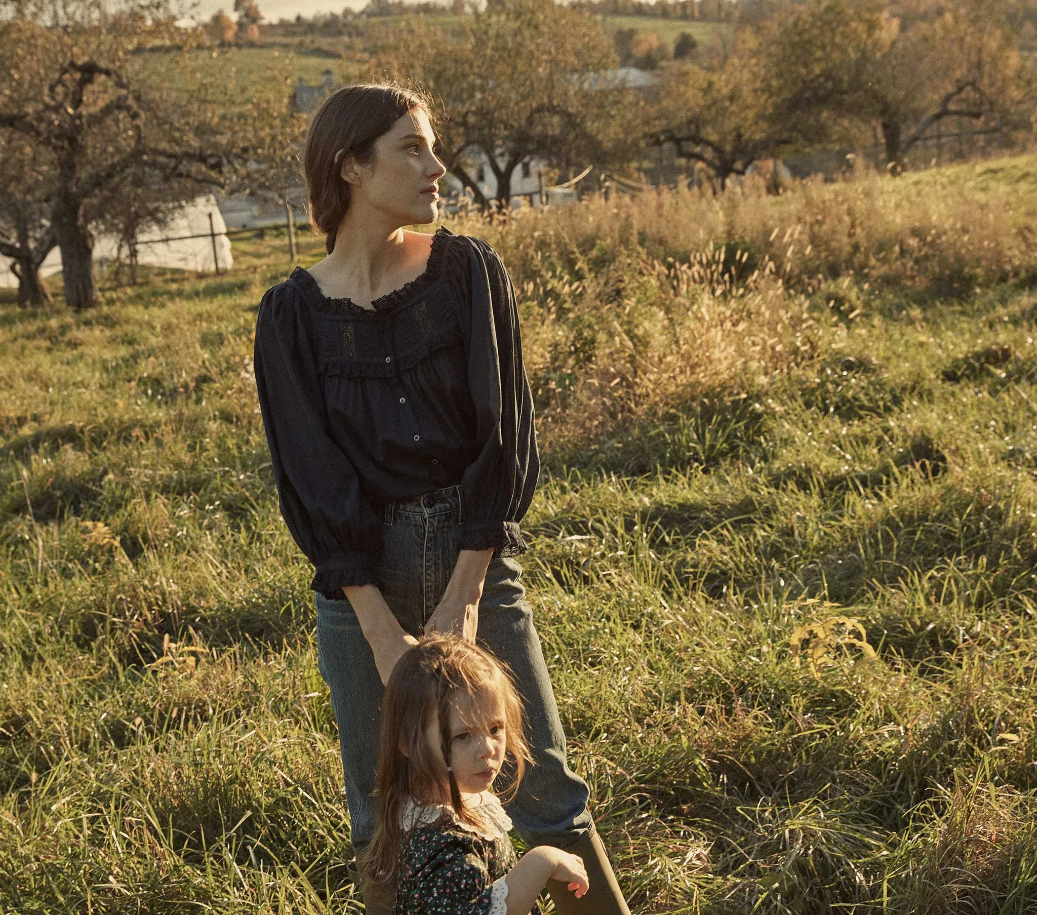 HMD -- CLAUDETTE TOP -- NAVY sold by Doen