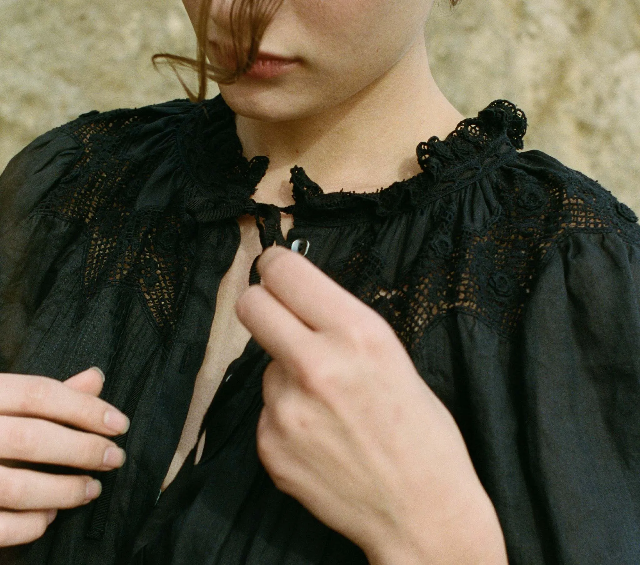 HMD -- AGATHA TOP -- BLACK sold by Doen product image thumbnail 2