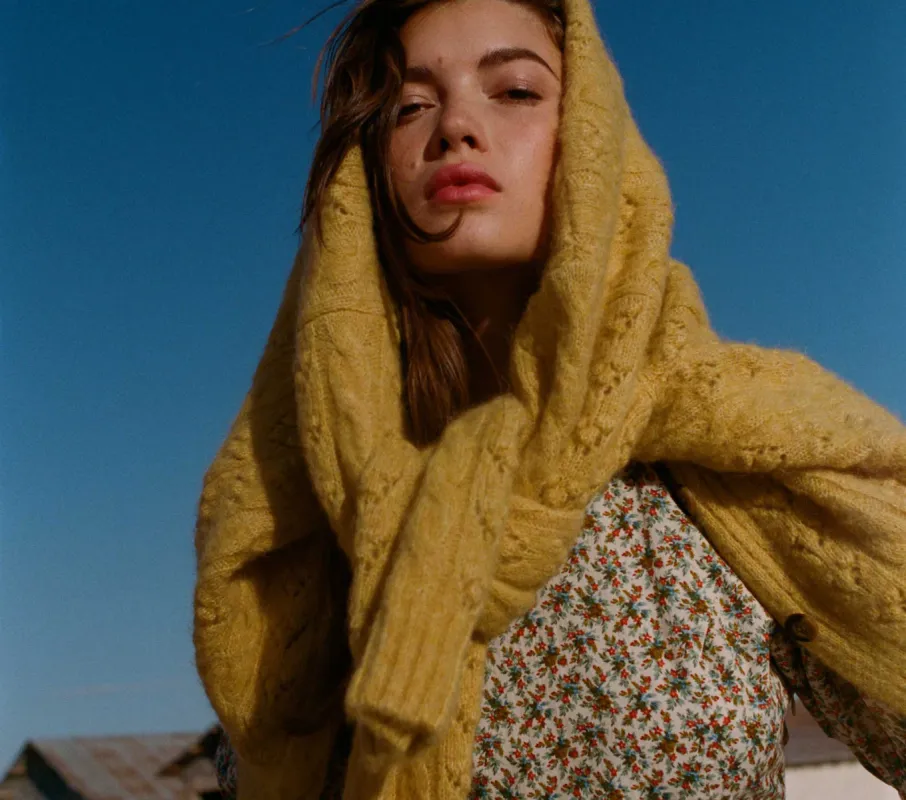 HMD -- ADLER CARDIGAN -- GOLDFINCH sold by Doen