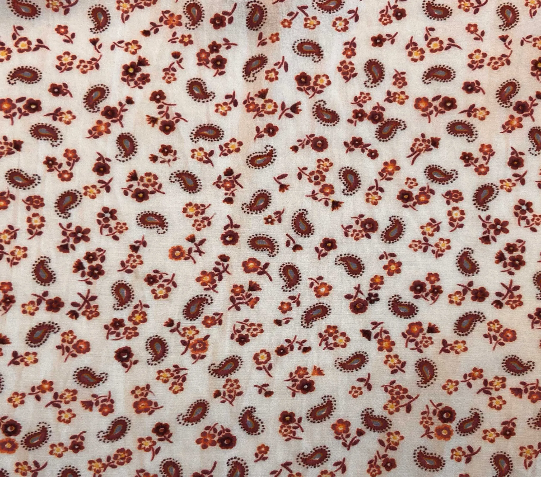 HMD -- JACQUI TOP -- RUST SONGBIRD PAISLEY sold by Doen product image thumbnail 4