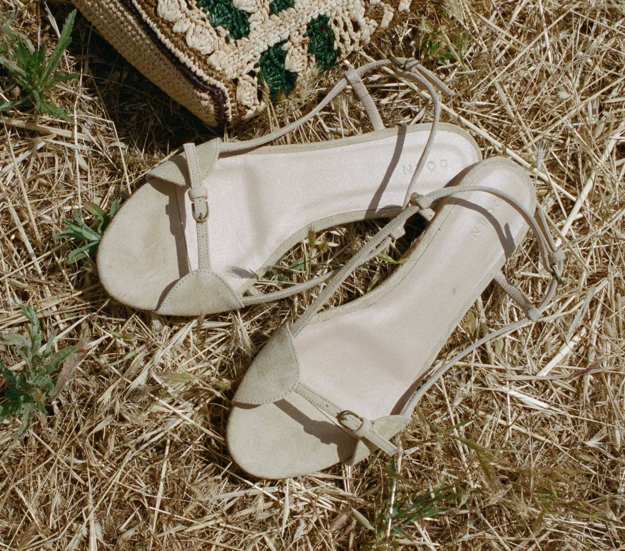 BASTILLE SANDAL -- TRENCH SUEDE sold by Doen