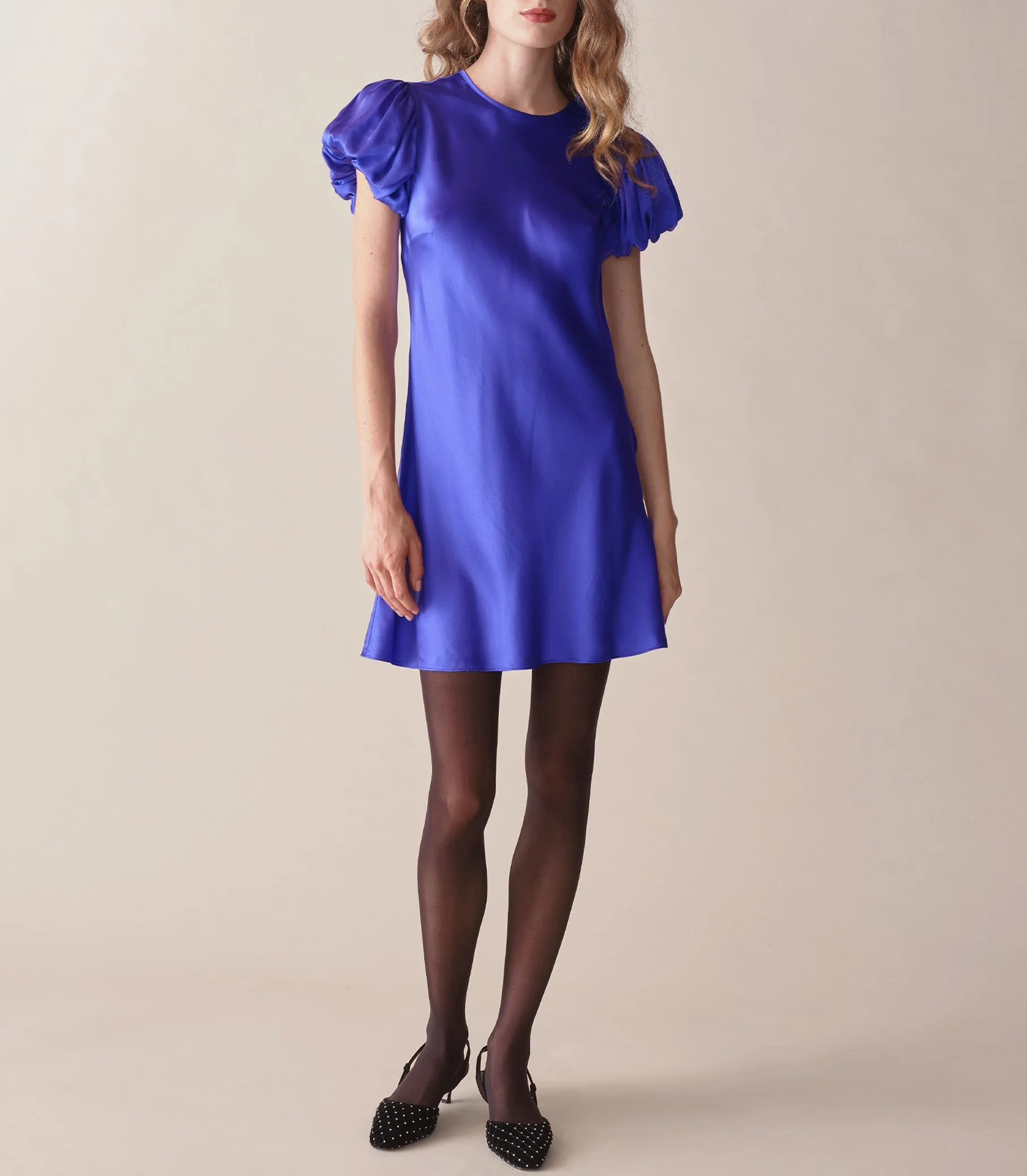 JEWEL DRESS -- LAPIS sold by Doen