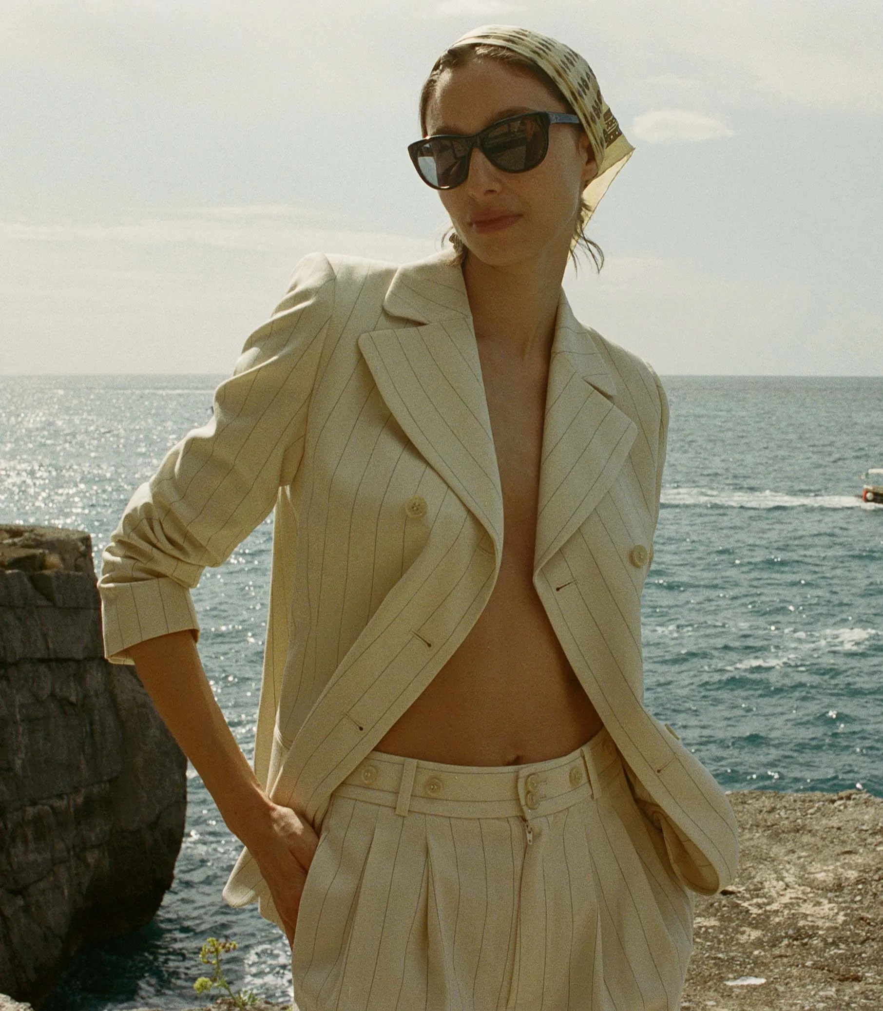 HARRISON JACKET -- GESSATO STRIPE sold by Doen product image thumbnail 4