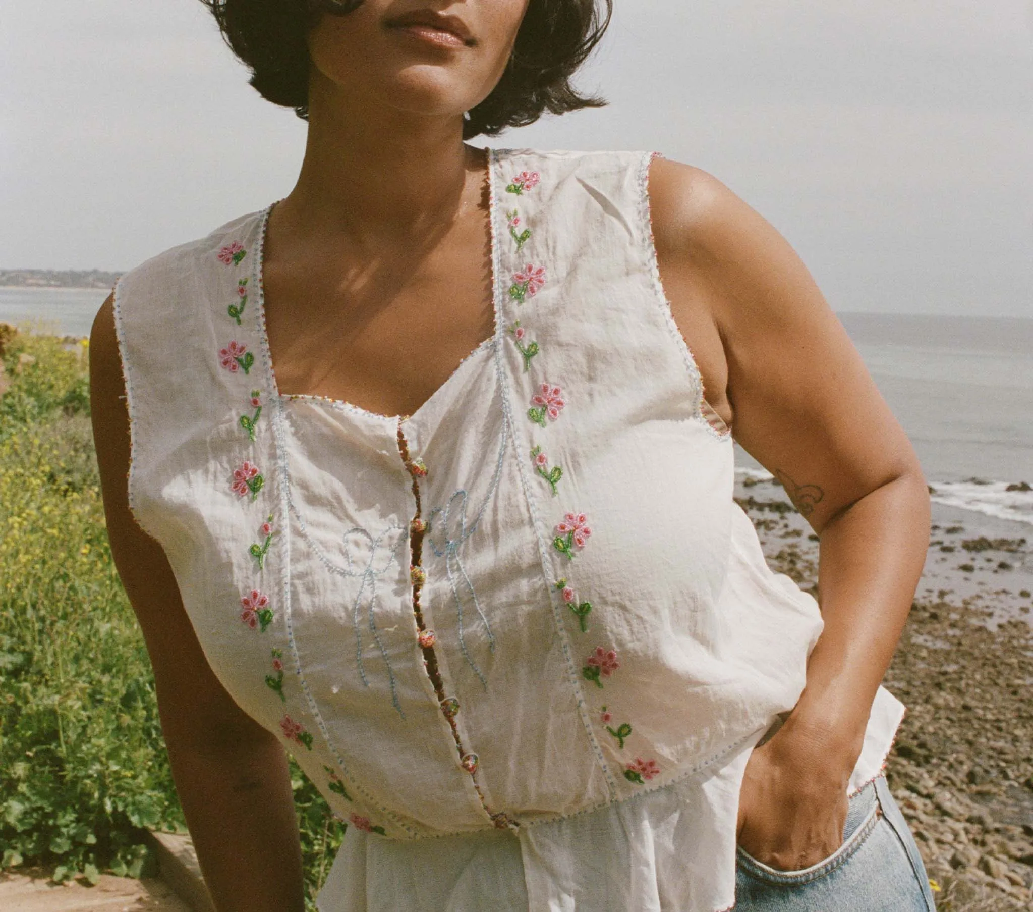 HMD -- ODELIA TOP -- SALT sold by Doen