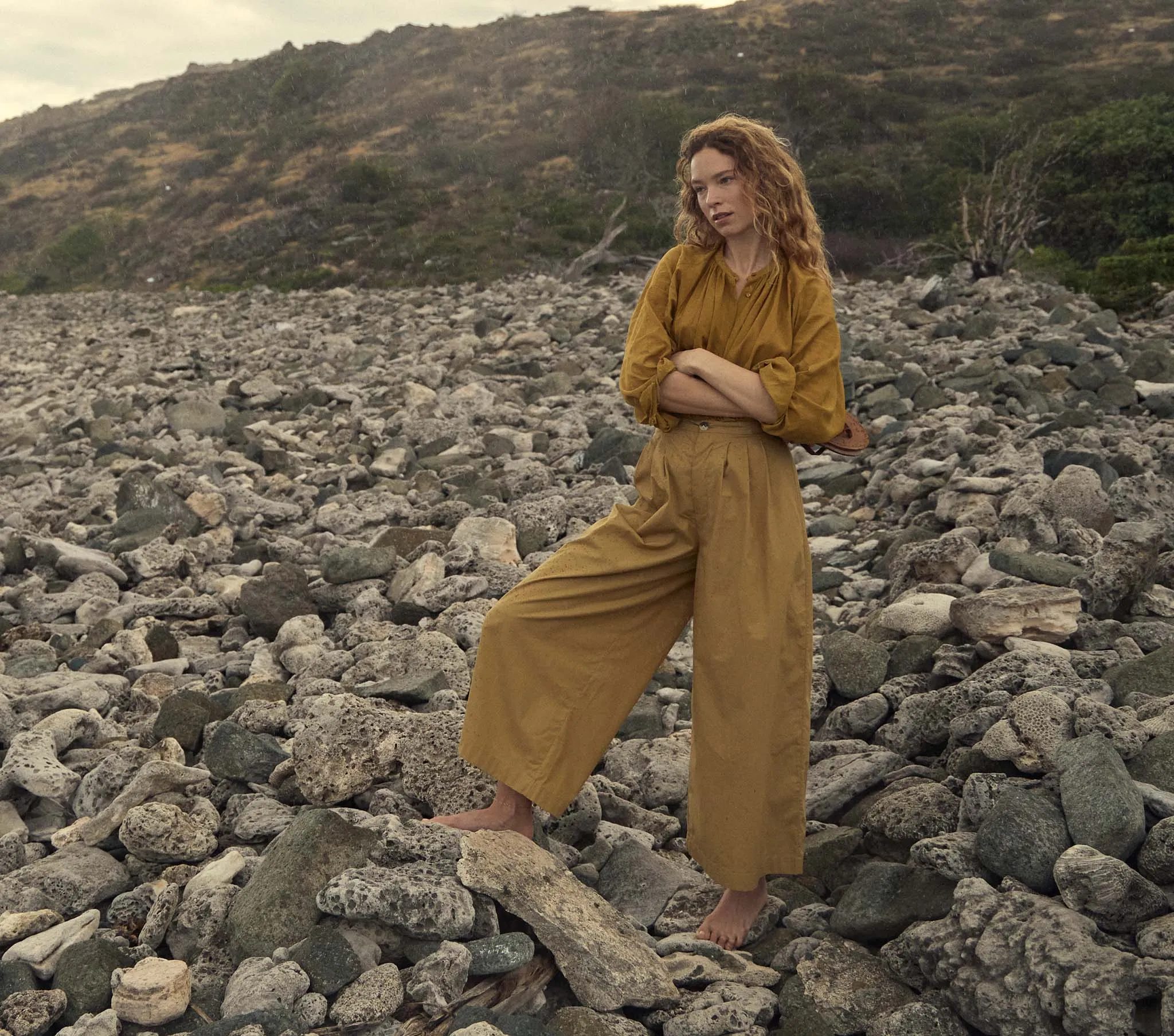 VALENTIN PANT -- BAY LEAF sold by Doen product image thumbnail 4