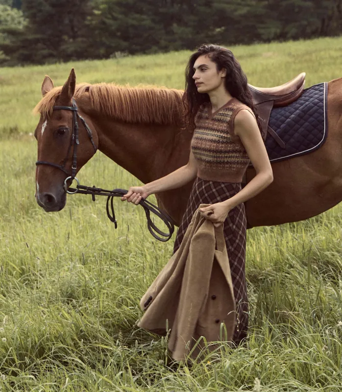 KENLEY VEST -- GALWAY FAIR ISLE sold by Doen