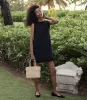 KARA DRESS -- BLACK sold by Doen