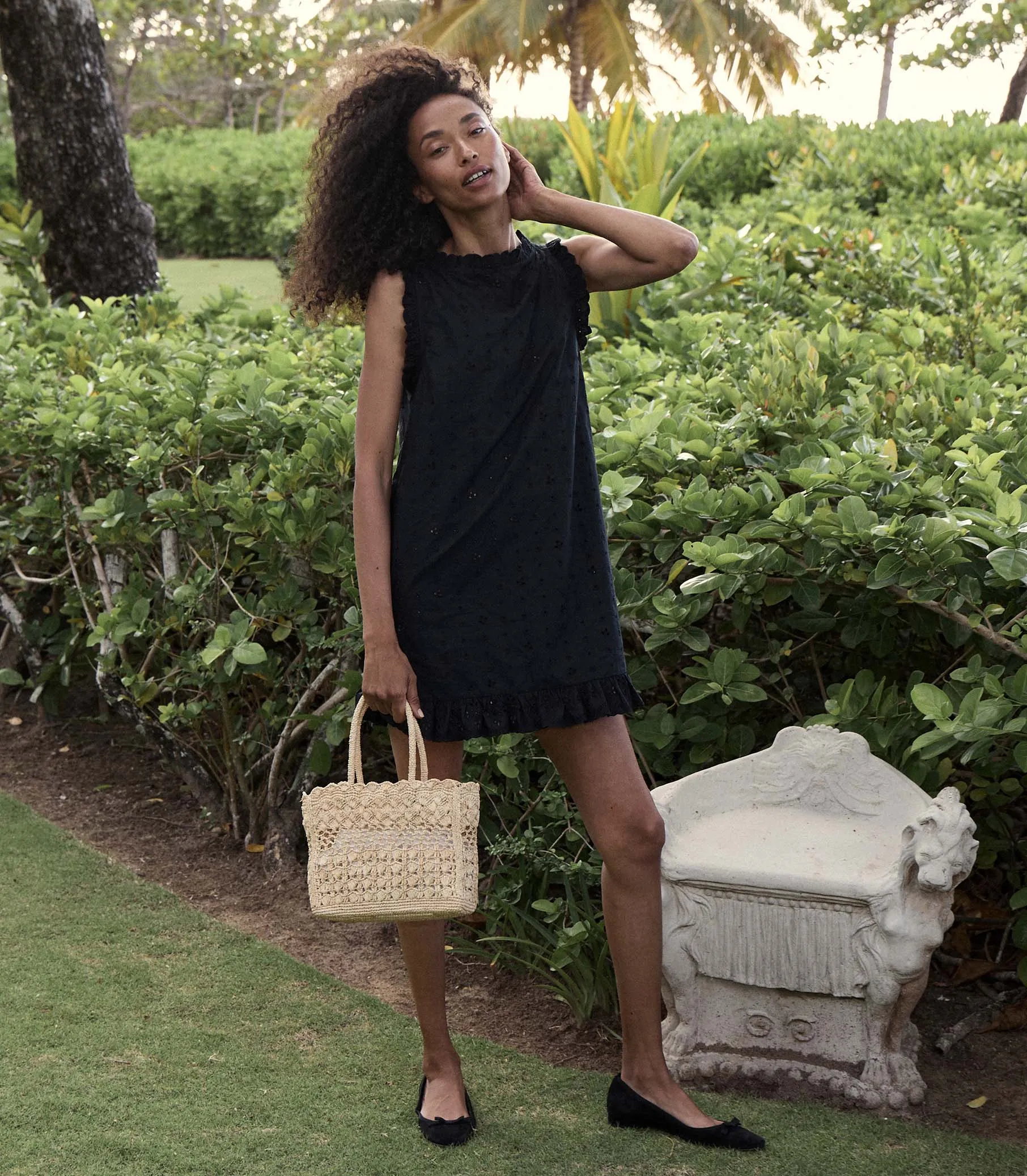 KARA DRESS -- BLACK sold by Doen product image thumbnail 2