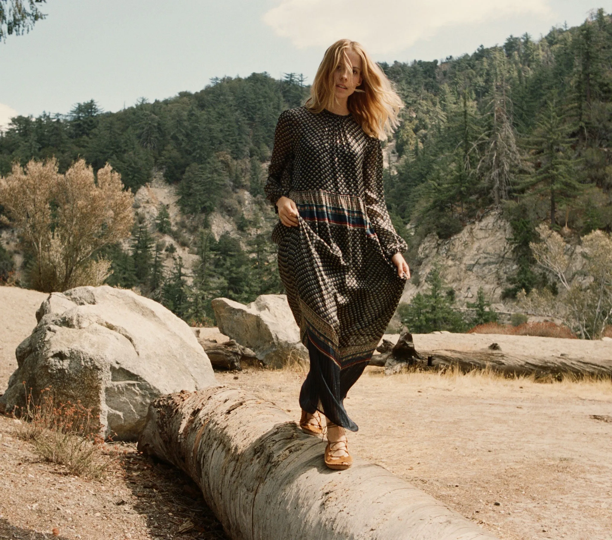 HMD -- WILLOW DRESS -- BLACK sold by Doen product image thumbnail 3