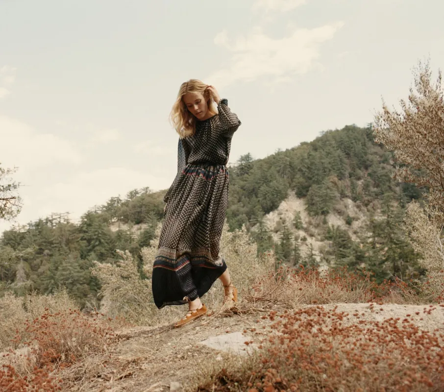 HMD -- WILLOW DRESS -- BLACK sold by Doen