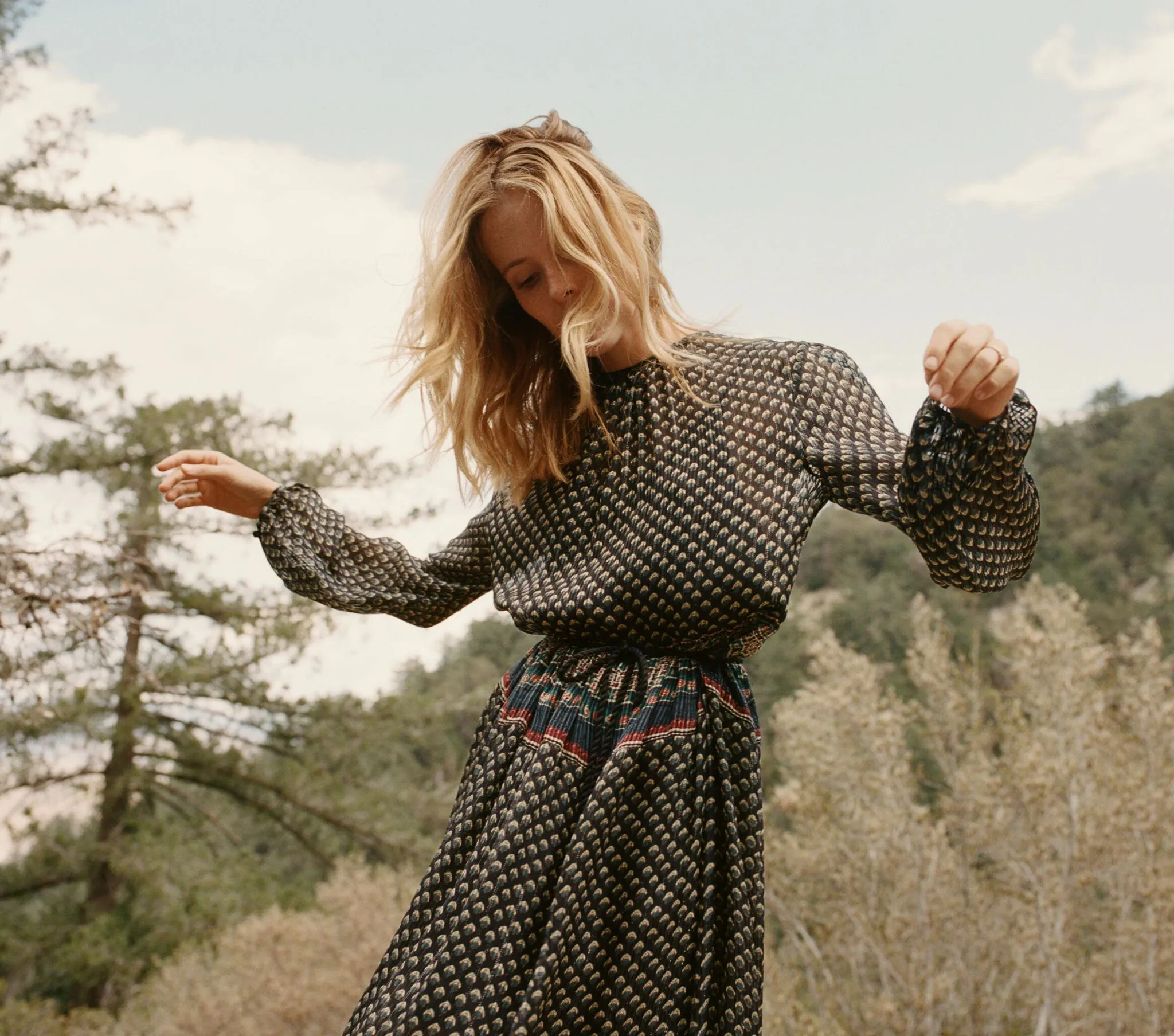 HMD -- WILLOW DRESS -- BLACK sold by Doen product image thumbnail 2