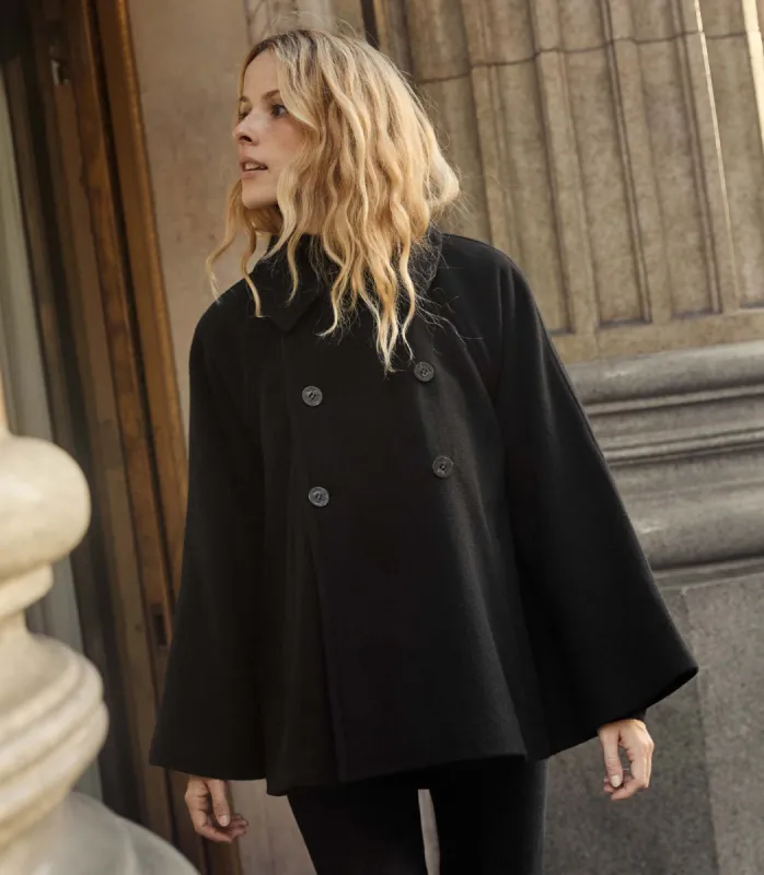 HMD -- NANTUCKET COAT -- BLACK sold by Doen