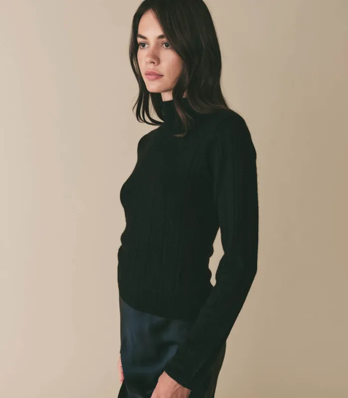 HMD -- RENITA SWEATER -- BLACK sold by Doen