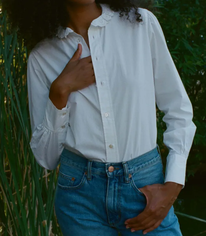 HMD -- LAYTON TOP -- POWDER sold by Doen