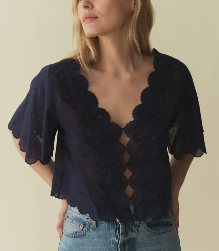 HMD -- KACY TOP -- ADRIATIC sold by Doen