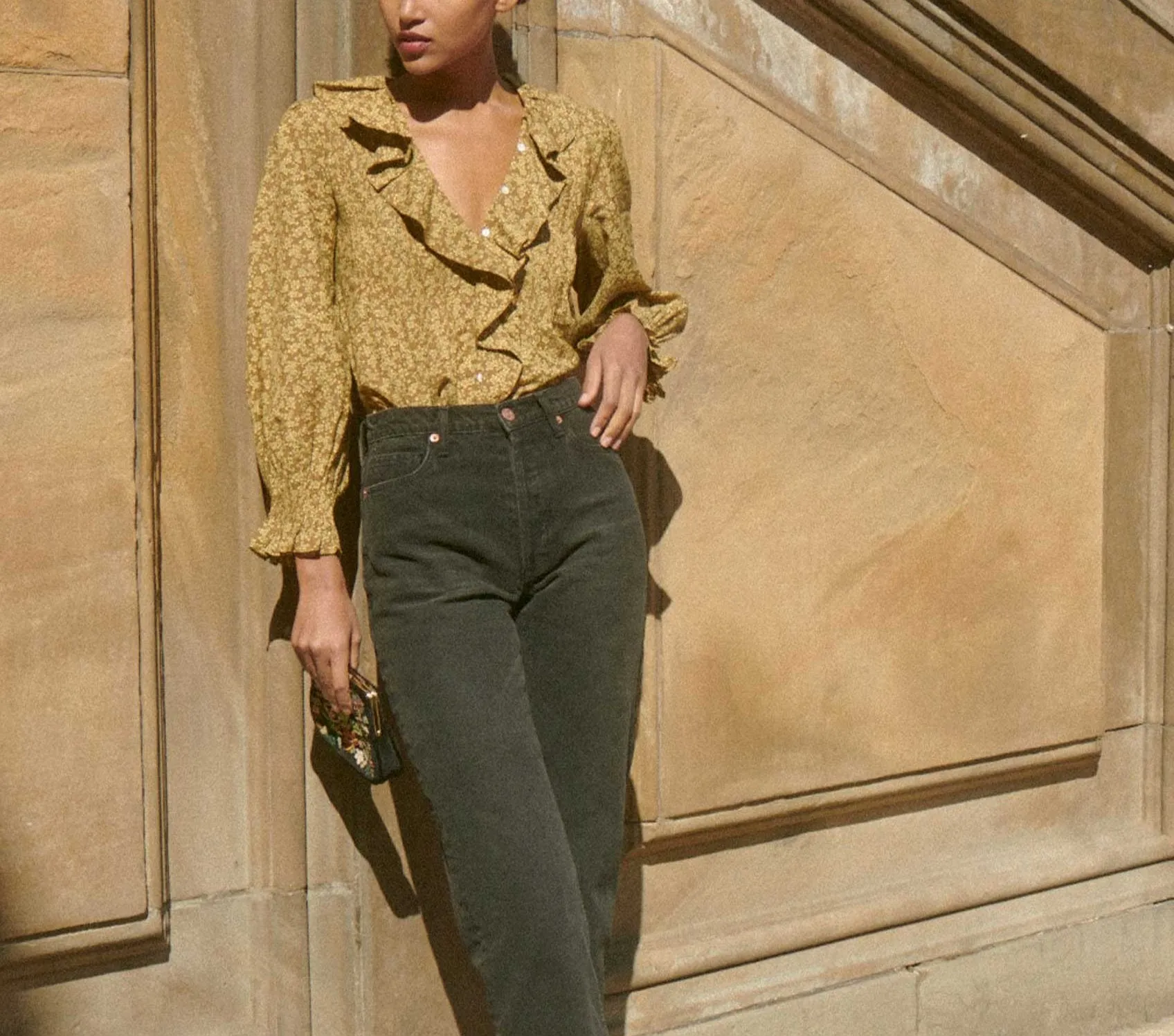 HMD -- HARDY TOP -- GOLD WINTER MEADOW sold by Doen product image thumbnail 2