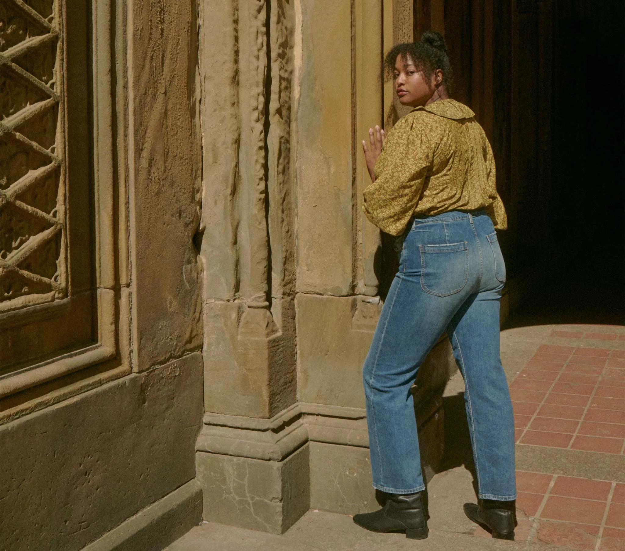 HMD -- HARDY TOP -- GOLD WINTER MEADOW sold by Doen product image thumbnail 5