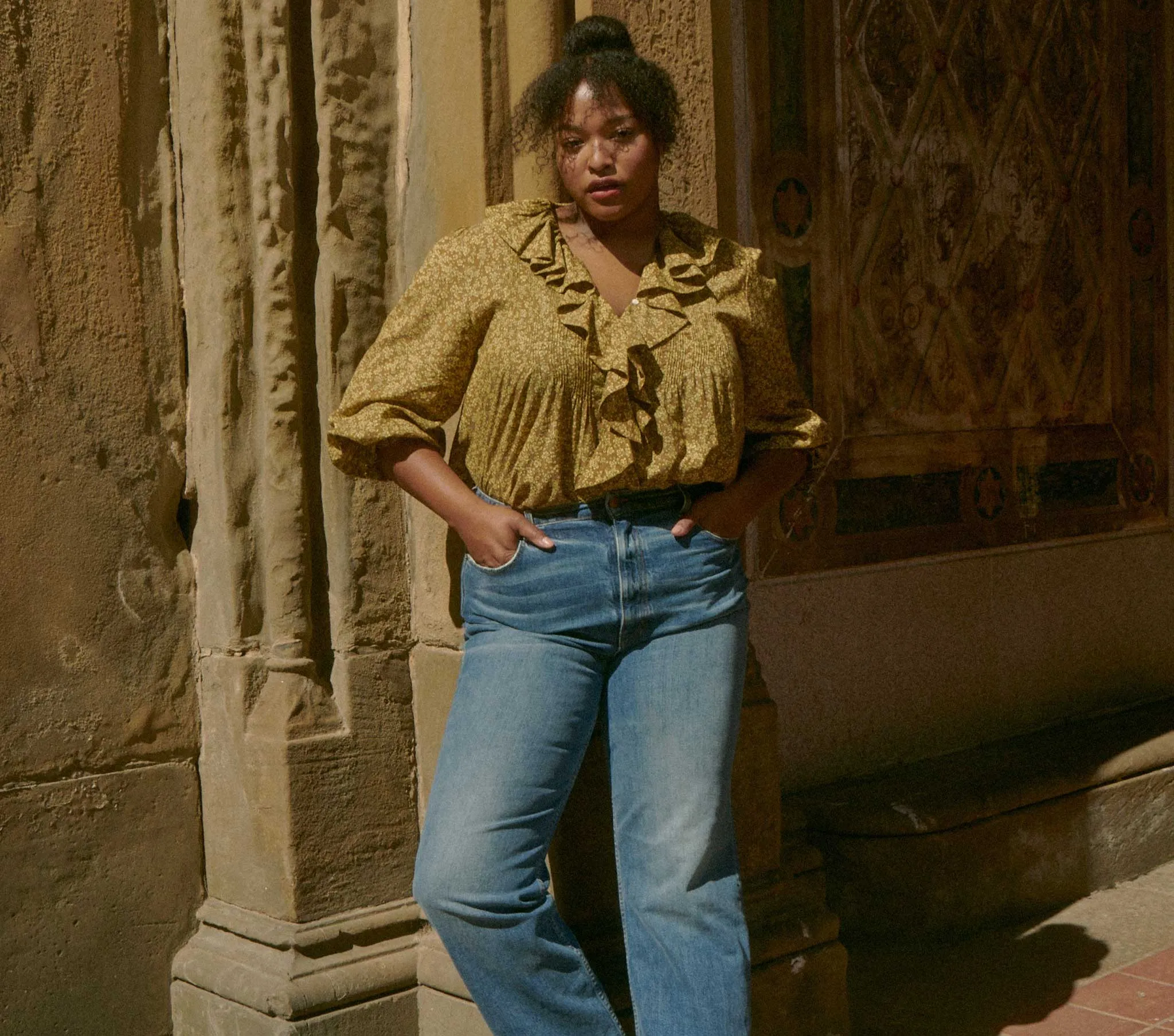 HMD -- HARDY TOP -- GOLD WINTER MEADOW sold by Doen product image thumbnail 4