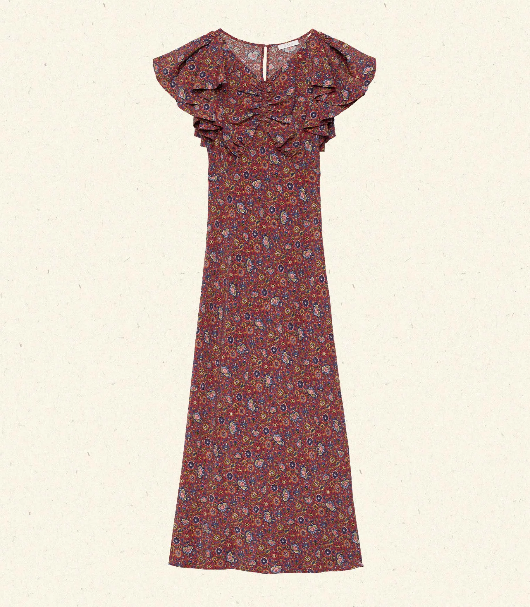 BEATRIZ DRESS -- ROUGE RIVIERA MEDALLION sold by Doen