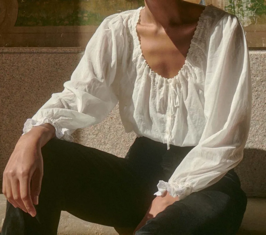 HMD -- MAEVE TOP -- SALT made by Doen