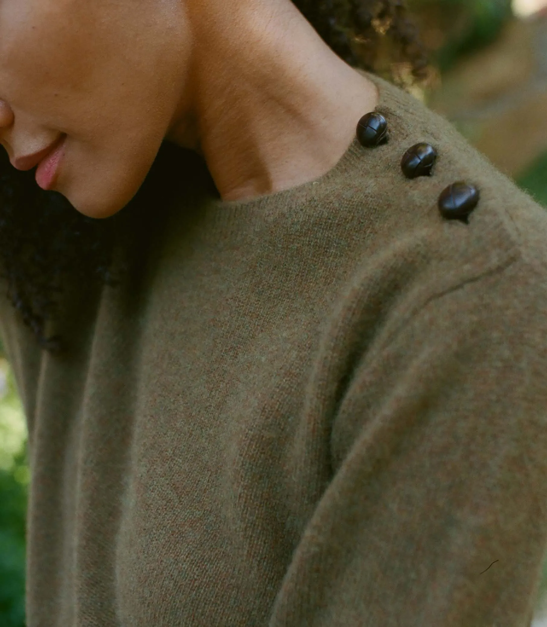 HMD -- EMMALYN SWEATER -- FOREST MOSS sold by Doen product image thumbnail 2