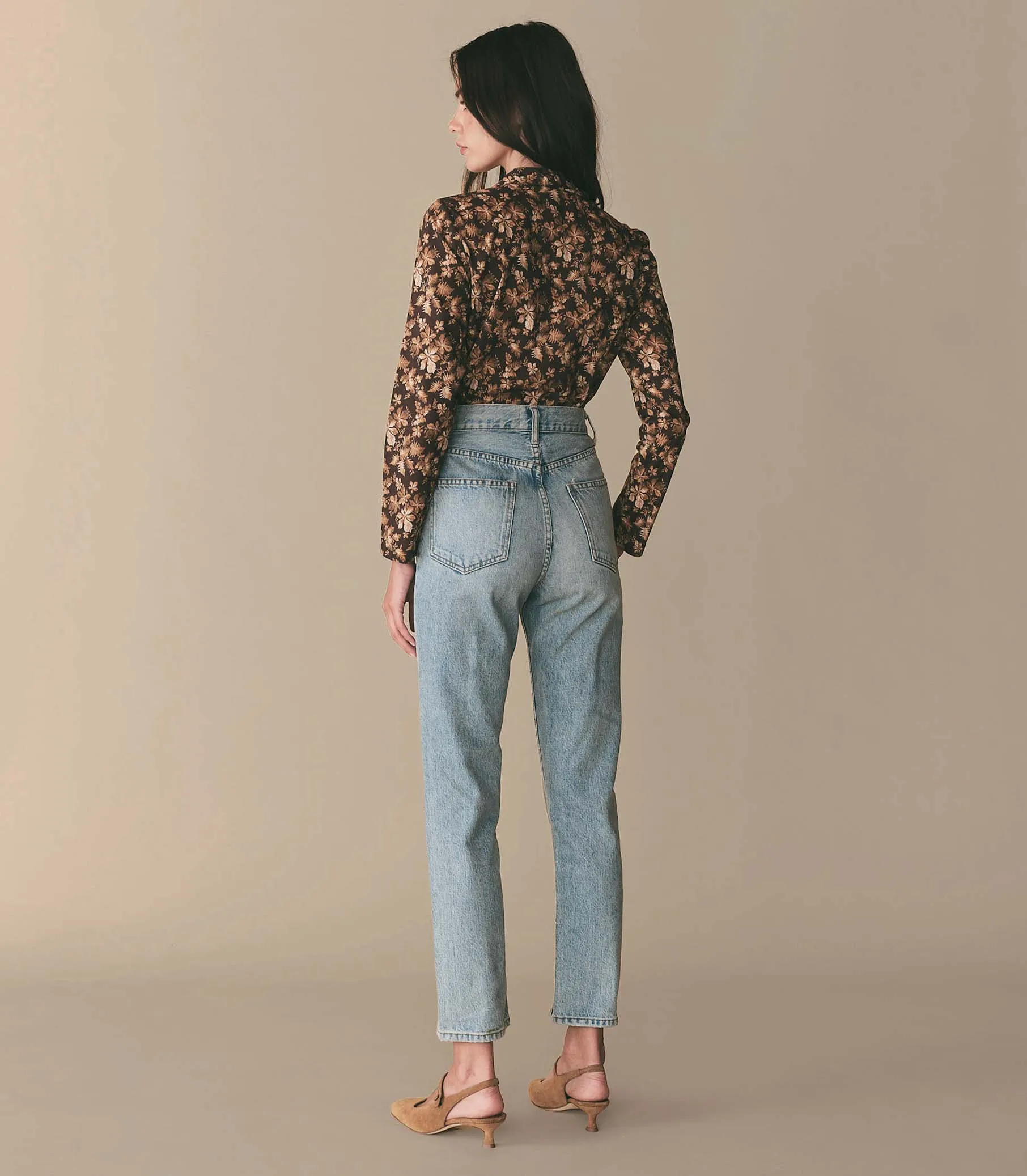 HMD -- SHEILA TOP -- FERN GROVE FLORAL sold by Doen product image thumbnail 3