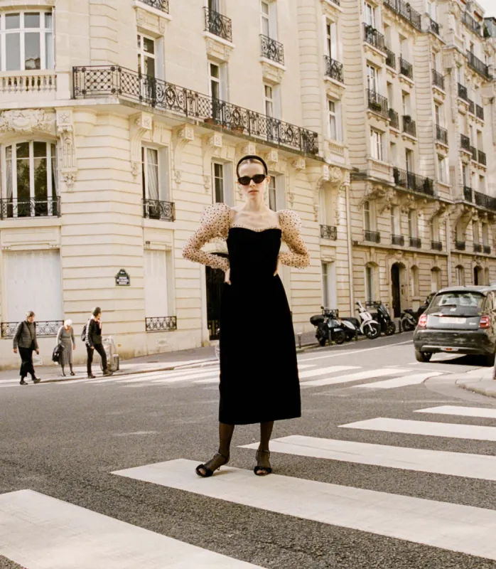 HMD -- CRISELDA DRESS -- BLACK sold by Doen