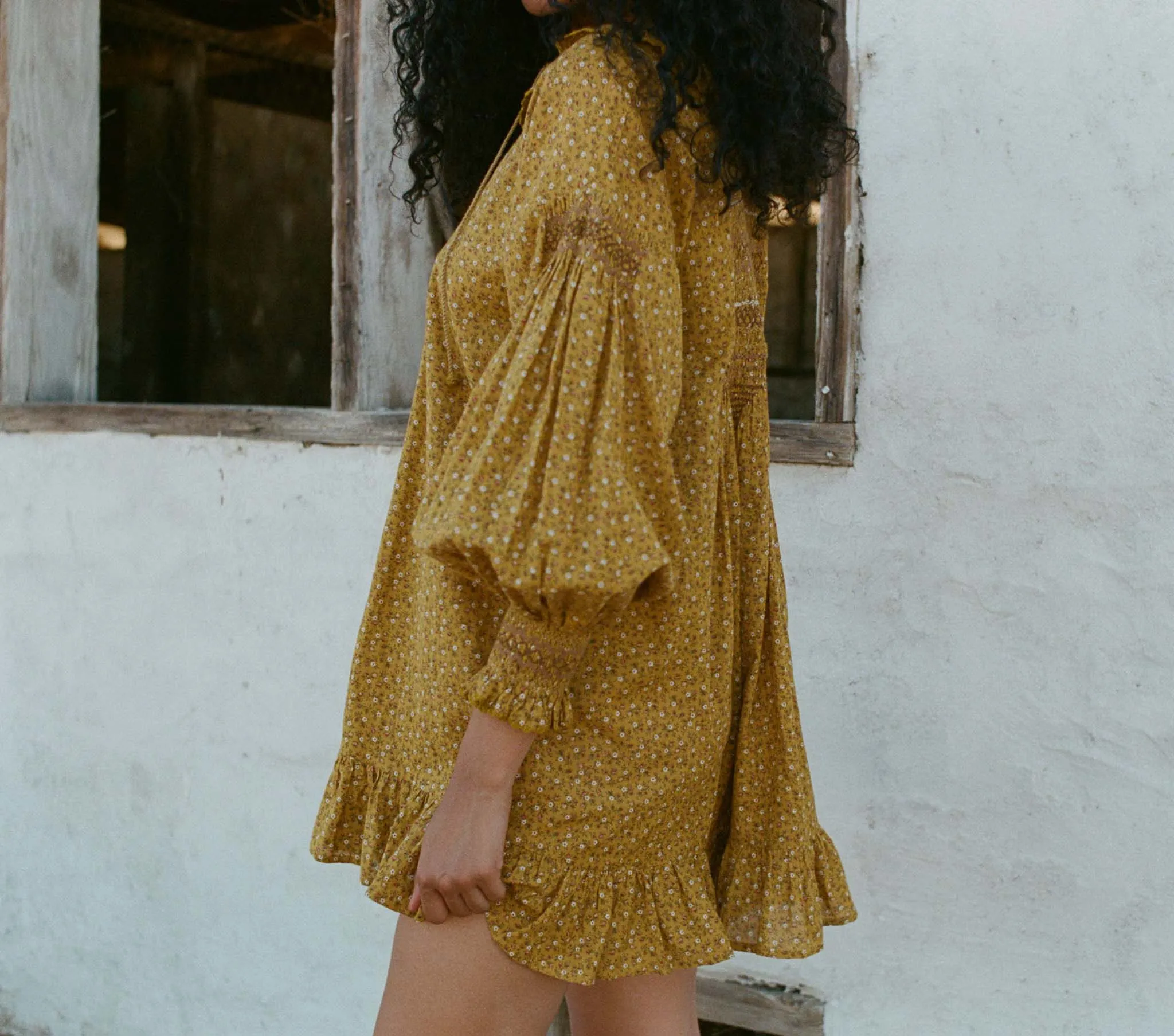 HMD -- CORDELIA DRESS -- SUNSOAKED FOOTHILLS FLORAL sold by Doen product image thumbnail 4