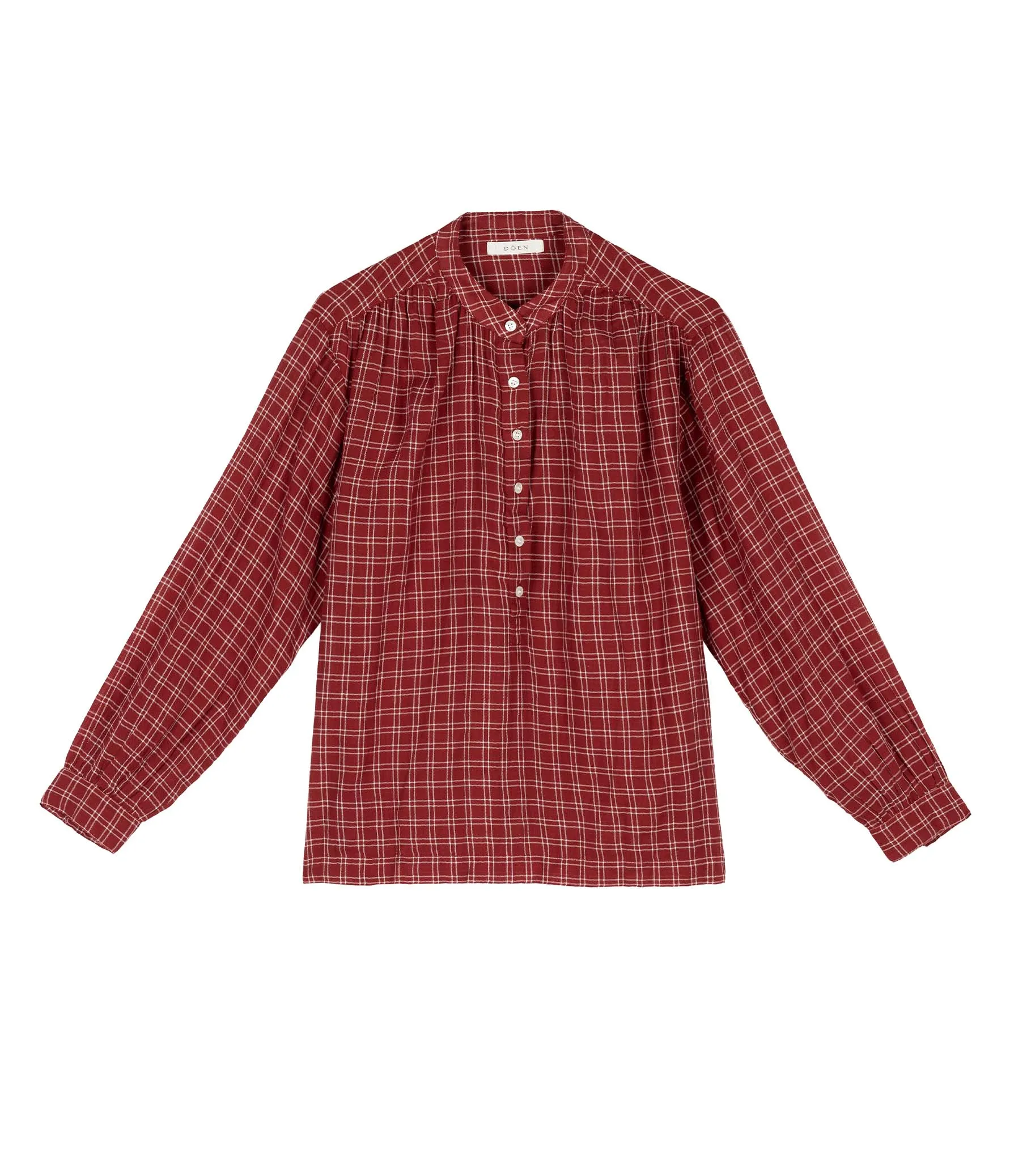 HMD -- HOLDE TOP -- ROUGE COTTAGE PLAID sold by Doen product image thumbnail 5